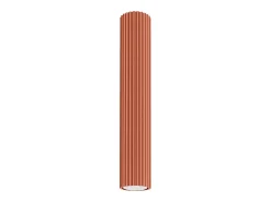 Clearance Sollux Lighting Lámpara de techo Gloow minimalista de aluminio - 1 fuentes luminosas 3000K - L.6,5 x A.40 cm - ocre Rojo
