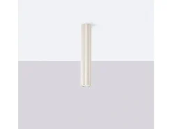 Sollux Lighting Lámpara de techo Gloow minimalista de aluminio - 1 fuentes luminosas 3000K - L.6,5 x A.40 cm - Beige New