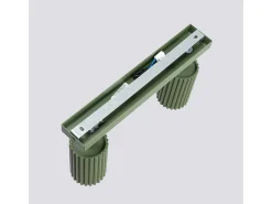 Sollux Lighting Lámpara de techo Gloow minimalista de aluminio - 2 fuentes luminosas 3000K - L.30 x A.16,5 cm - oliva Verde