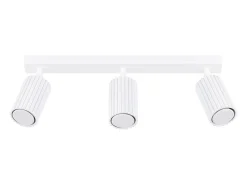 Sollux Lighting Lámpara de techo Gloow minimalista de aluminio - 3 fuentes luminosas 4000K - L.45 x A.16,5 cm - Blanco Clearance