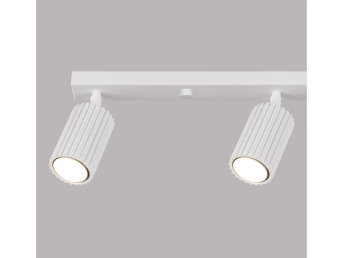 Sollux Lighting Lámpara de techo Gloow minimalista de aluminio - 4 fuentes luminosas 3000K - L.81 x A.16,5 cm - Blanco