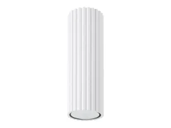 Sollux Lighting Plafón-Lámpara de techo Gloow minimalista de aluminio - 1 fuentes luminosas 3000K - L.6,5 x A.20 cm - Blanco