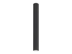 Sollux Lighting Lámpara de techo Gloow minimalista de aluminio - 1 fuentes luminosas 4000K - L.6,5 x A.60 cm - Negro