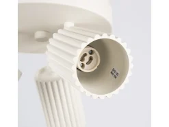Sollux Lighting Lámpara de techo Gloow minimalista de aluminio - 3 fuentes luminosas 4000K - L.19,5 x A.18 cm - Beige Hot