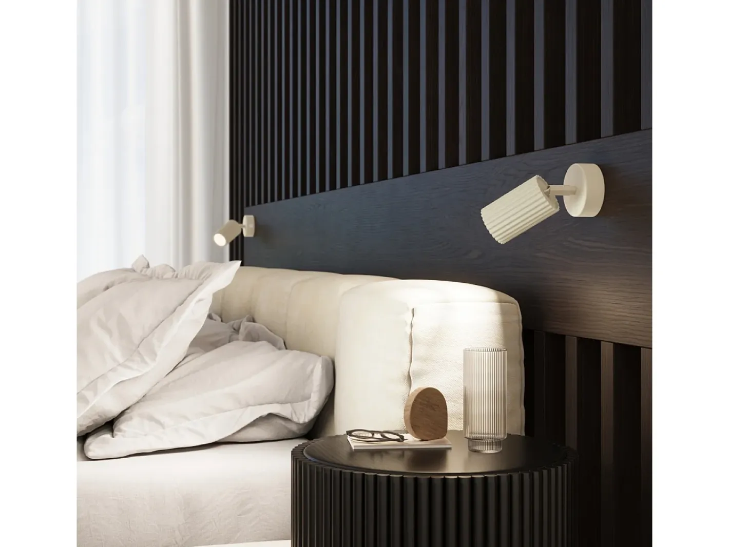 Discount Sollux Lighting Lámpara de techo Gloow minimalista de aluminio - 4 fuentes luminosas 3000K - L.25 x A.16,5 cm - Beige