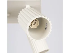 Discount Sollux Lighting Lámpara de techo Gloow minimalista de aluminio - 4 fuentes luminosas 3000K - L.25 x A.16,5 cm - Beige