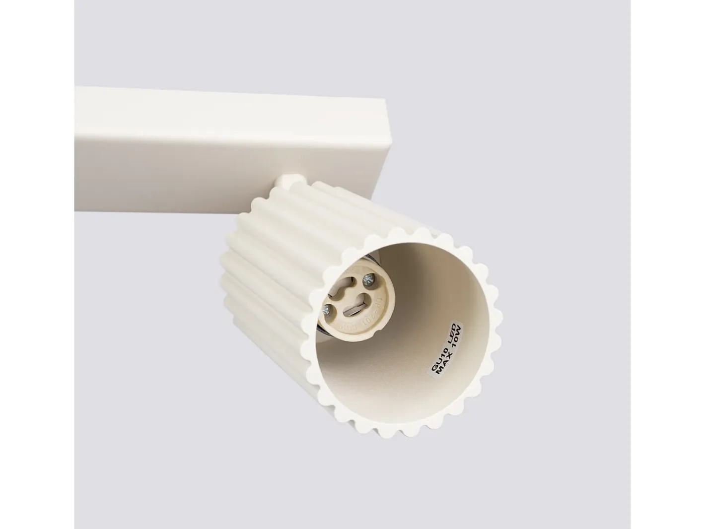 Sollux Lighting Plafón-Lámpara de techo Gloow minimalista de aluminio - 2 fuentes luminosas 3000K - L.30 x A.16,5 cm - Beige