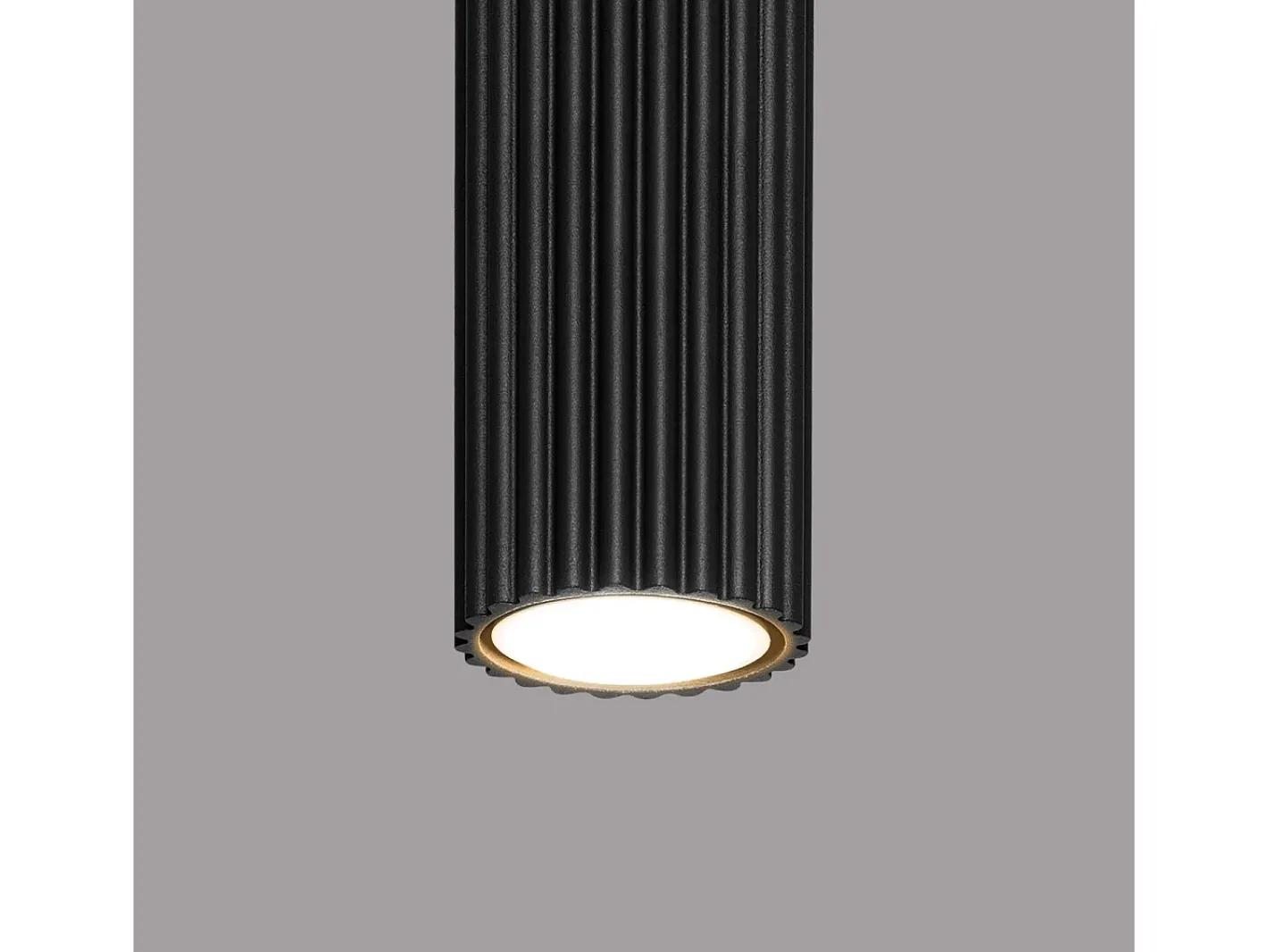Sollux Lighting Plafón-Lámpara de techo Gloow minimalista de aluminio - 1 fuentes luminosas 4000K - L.6,5 x A.30 cm - Negro