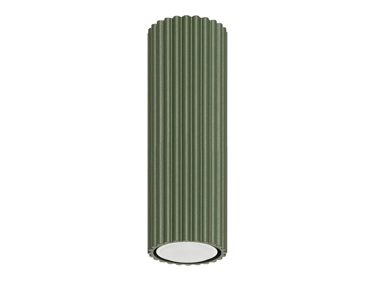 Sollux Lighting Lámpara de techo Gloow minimalista de aluminio - 1 fuentes luminosas 4000K - L.6,5 x A.20 cm - oliva Verde Clearance