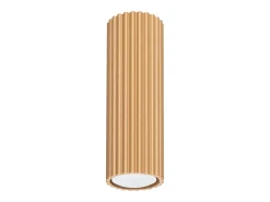 Sollux Lighting Lámpara de techo Gloow minimalista de aluminio - 1 fuentes luminosas 3000K - L.6,5 x A.20 cm - Dorado