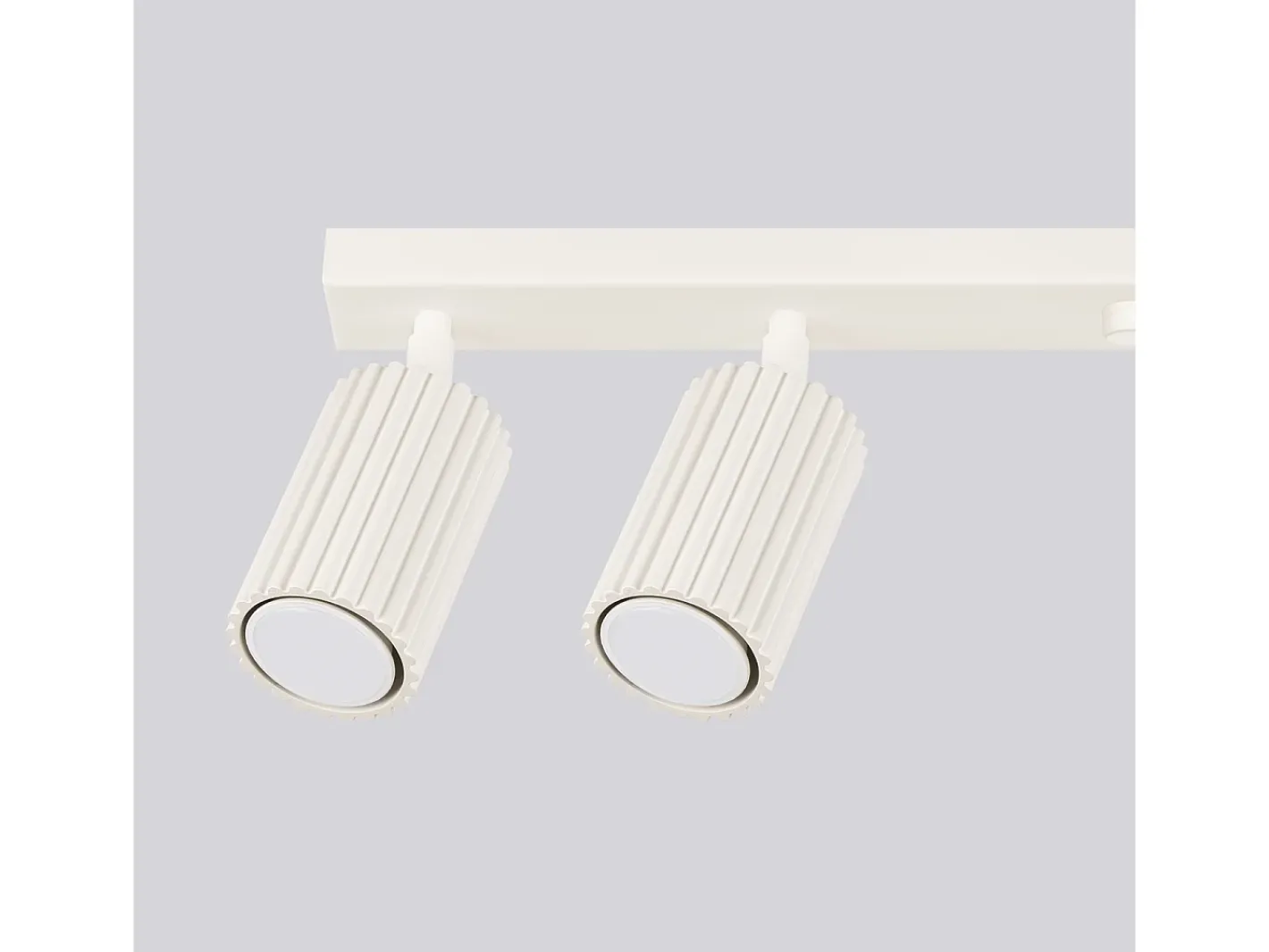 Sollux Lighting Plafón-Lámpara de techo Gloow minimalista de aluminio - 6 fuentes luminosas 4000K - L.117 x A.16,5 cm - Beige