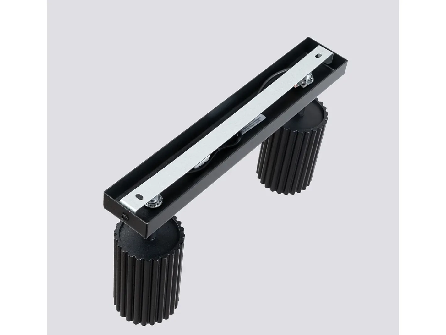 Sollux Lighting Lámpara de techo Gloow minimalista de aluminio - 2 fuentes luminosas 3000K - L.30 x A.16,5 cm - Negro Best