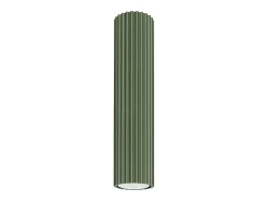 Sollux Lighting Lámpara de techo Gloow minimalista de aluminio - 1 fuentes luminosas 4000K - L.6,5 x A.30 cm - oliva Verde New