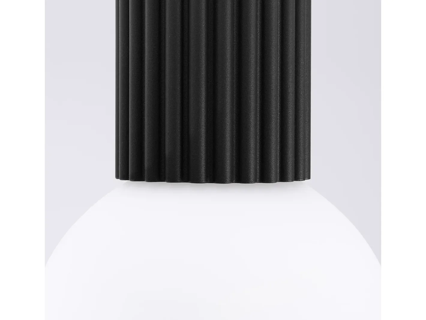 Sollux Lighting Lámpara De Techo Halo Moderno De Aluminio/Vidrio - 1 Fuentes Luminosas - L.12 X A.21 Cm - Negro Best