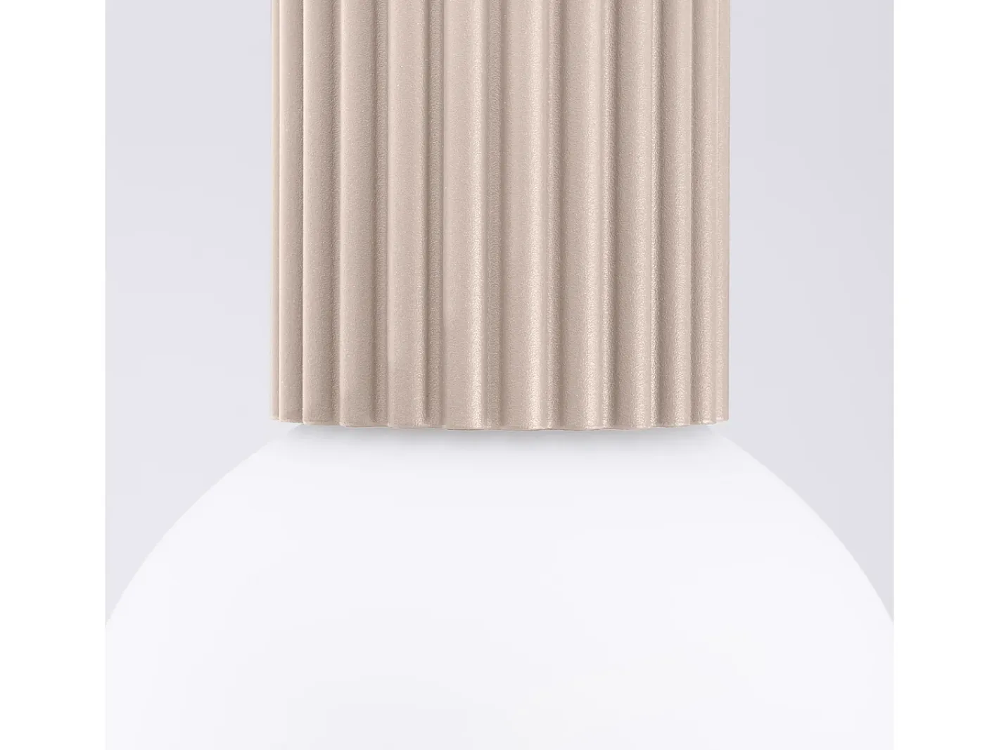 Sollux Lighting Plafón-Lámpara De Techo Halo Moderno De Aluminio/Vidrio - 1 Fuentes Luminosas - L.12 X A.21 Cm - Gris Pardo Marru00f3n