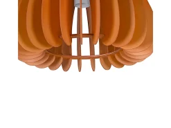 Lámpara Suspendida-Lámpara de techo Jaipur Bel Air 40W altura regulable madera Ø30 cm Color natural claro