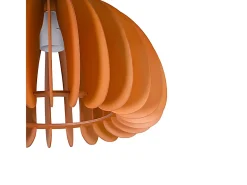 Lámpara Suspendida-Lámpara de techo Jaipur Bel Air 40W altura regulable madera Ø35 cm Color natural claro