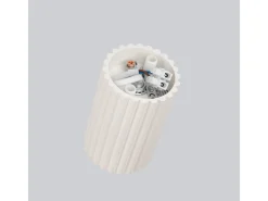 Sollux Lighting Plafón-Lámpara De Techo Karbon Minimalista De Aluminio - 1 Fuentes Luminosas - L.6,5 X A.10 Cm - Beige