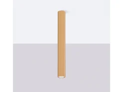 Sollux Lighting Lámpara De Techo Karbon Minimalista De Aluminio - 1 Fuentes Luminosas - L.6,5 X A.60 Cm - Dorado Best