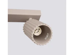 Sollux Lighting Plafón-Lámpara De Techo Karbon Minimalista De Aluminio - 6 Fuentes Luminosas - L.117 X A.16,5 Cm - Pardo Gris