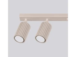 Sollux Lighting Plafón-Lámpara De Techo Karbon Minimalista De Aluminio - 6 Fuentes Luminosas - L.117 X A.16,5 Cm - Pardo Gris