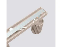 Sollux Lighting Plafón-Lámpara De Techo Karbon Minimalista De Aluminio - 6 Fuentes Luminosas - L.117 X A.16,5 Cm - Pardo Gris