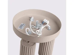 Sollux Lighting Plafón-Lámpara De Techo Karbon Minimalista De Aluminio - 3 Fuentes Luminosas - L.19,5 X A.18 Cm - Pardo Gris