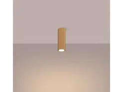 Sollux Lighting Lámpara De Techo Karbon Minimalista De Aluminio - 1 Fuentes Luminosas - L.6,5 X A.20 Cm - Dorado Discount