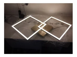 Plafón-Lámpara de techo LED BARD moderna 52W 3394-65-102 Fabas Luce Blanco