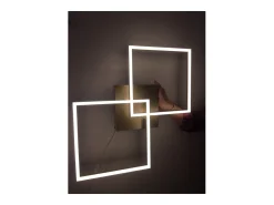 Plafón-Lámpara de techo LED BARD moderna 52W 3394-65-102 Fabas Luce Blanco