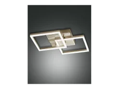 Plafón-Lámpara de techo LED BARD moderna de 39 W, oro mate 3394-22-225 Fabas Luce Dorado