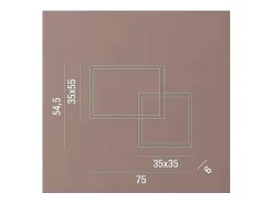 Lámpara de techo LED Cross 6595 B CT Perenz Blanco Discount