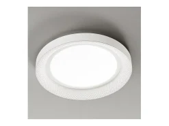 Aplique Para Pared-Lámpara de techo LED HIVE en metal mate 40W Perenz ø50cm Blanco