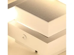 NETTLIFE Plafón-Lámpara de techo LED con control remoto, moderna lámpara de techo geométrica, negra, regulable Blanco