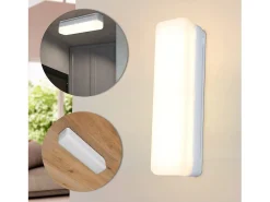 NETTLIFE Plafón-Lámpara de techo LED regulable con control remoto, moderna lámpara de araña de hierro Blanco