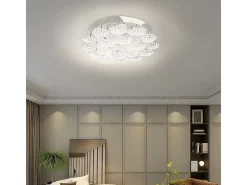 Lámpara De Techo Led Toolight Ms014-C Chrome Gris