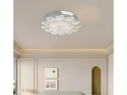 Lámpara De Techo Led Toolight Ms014-C Chrome Gris
