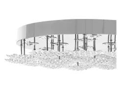 Lámpara De Techo Led Toolight Ms014-C Chrome Gris