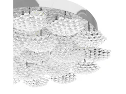 Lámpara De Techo Led Toolight Ms014-C Chrome Gris