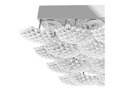 Lámpara De Techo Led Toolight Ms015-C Chrome Gris Online