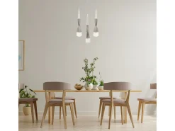 Hot Lámpara de techo Meteor Lumit 21W 1570 lm altura regulable Ø30 cm Beige