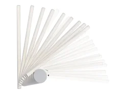 Plafón-Lámpara de techo Mikado con luces orientables en metal y aluminio lacado en con LED integrado 5 MAX 85 BL276-PL9-BC Blanco