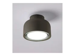 Plafón-Lámpara de techo moderna BOTTONE en aluminio Bronce 1xGX53 Rojo