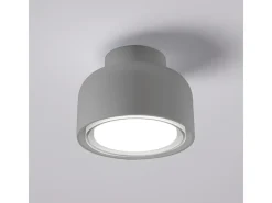Online Lámpara de techo moderna BOTTONE en aluminio titanio 1xGX53 Gris