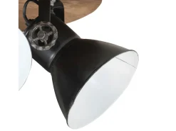 Outlet Lámpara de techo negra 25 W E27 50x50x25 cm ES897091 Negro