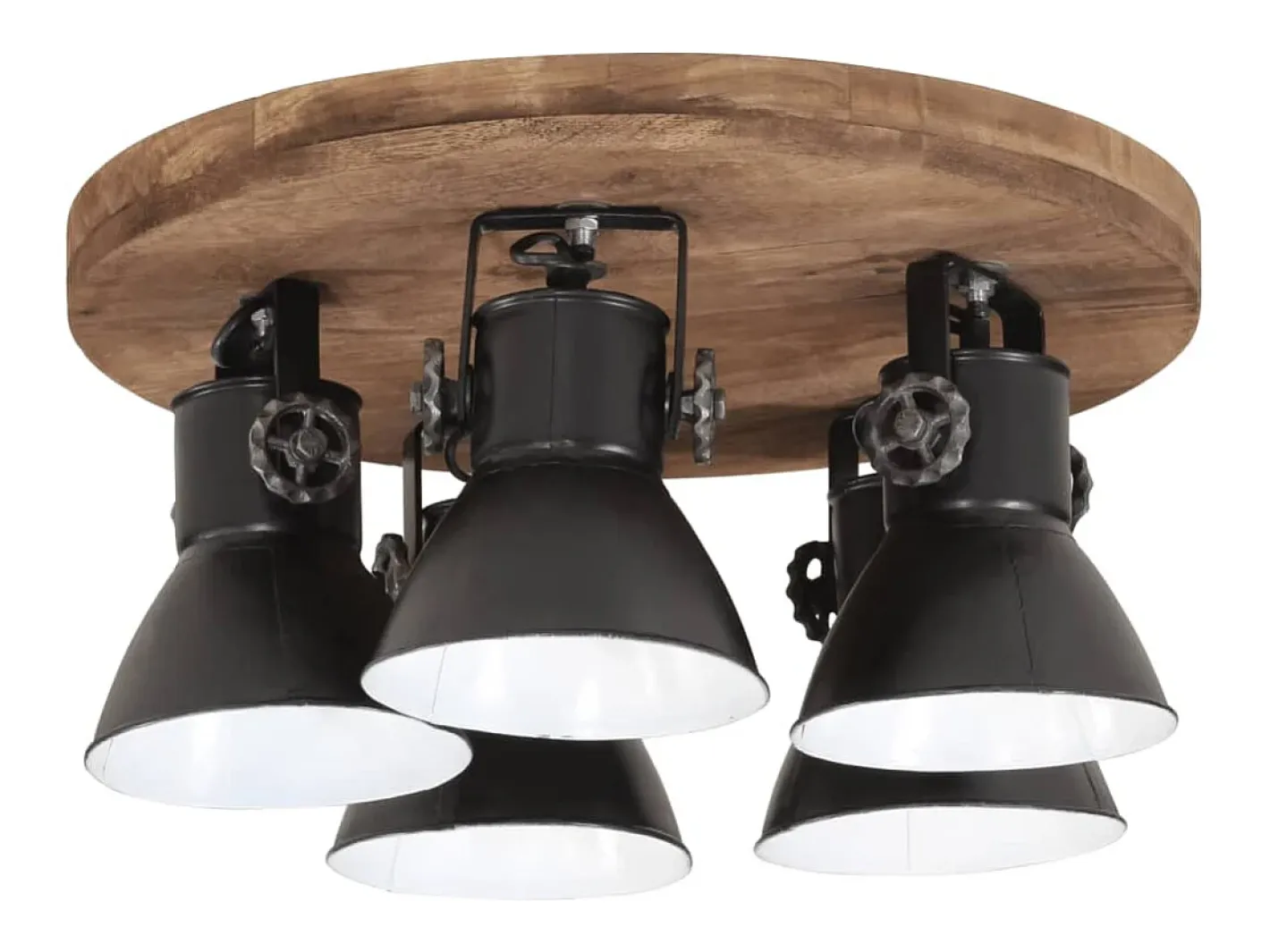 Outlet Lámpara de techo negra 25 W E27 50x50x25 cm ES897091 Negro