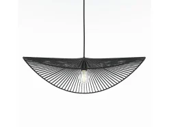 Best Rendez-Vous Déco Lámpara de techo negra de papel de cuerda 75 cm - Mada Negro