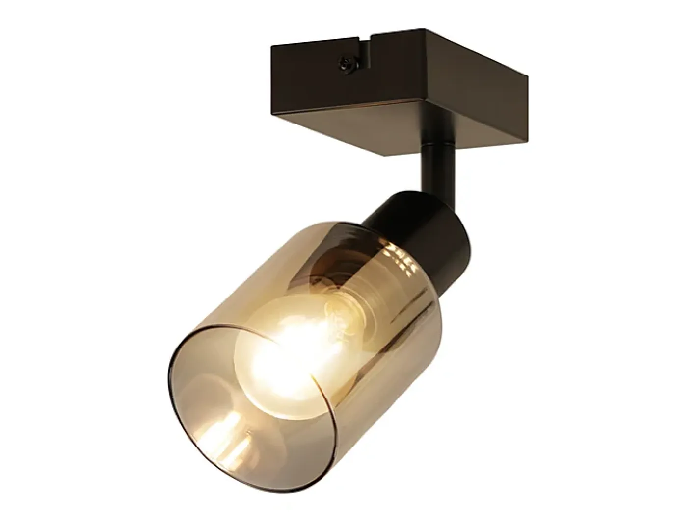 Discount NETTLIFE Lámpara de techo con 1 llama, color , industrial, E14, para sala de estar Negro