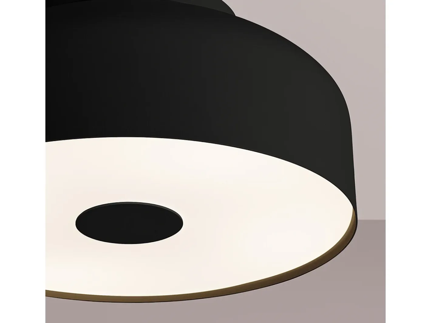 Sollux Lighting Lámpara De Techo Omiq Moderno De Acero/Pvc - 4 Fuentes Luminosas - L.30 X A.15 Cm - Negro Hot