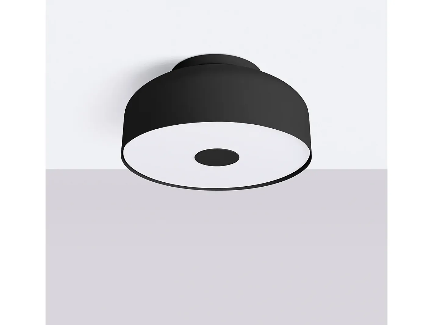Sollux Lighting Lámpara De Techo Omiq Moderno De Acero/Pvc - 4 Fuentes Luminosas - L.30 X A.15 Cm - Negro Hot